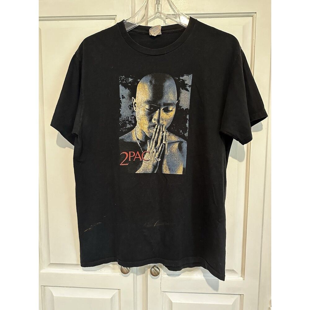 2pac Prayer Tahiti Men’s Size Medium Tupac Shakur Rap Hip Hop Legend Preloved